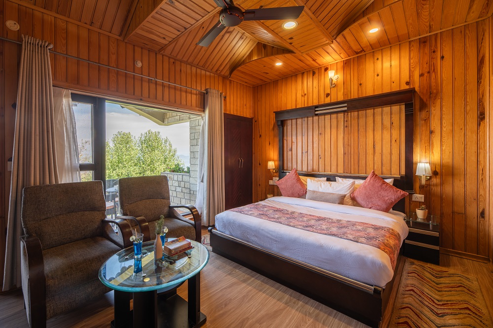 Ojaswi Family Suite at Ojaswi Himalayan Resort Mukteshwar offering spacious and comfortable family stay