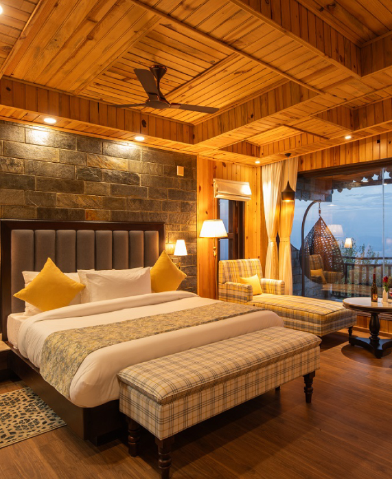 Luxury rooms and suites at Ojaswi Himalayan Resort Mukteshwar