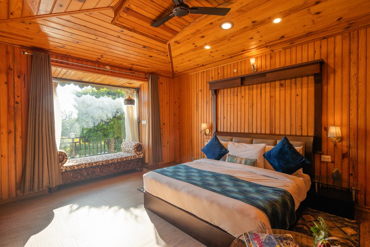 Deluxe Suite at Ojaswi Himalayan Resort Mukteshwar designed for luxury comfort and peaceful stays