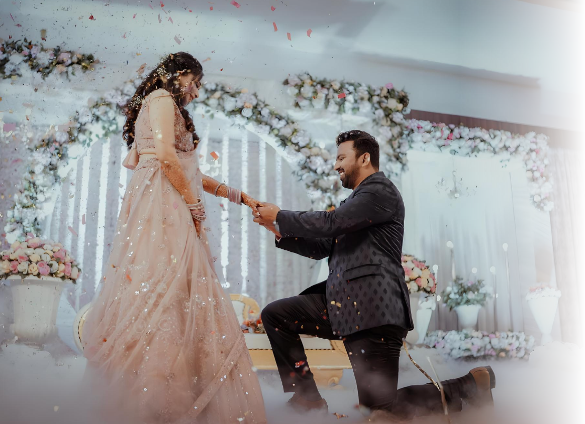 The best mountain proposal spot in Mukteshwar at Ojaswi Resort, offering scenic backdrops for a dream engagement.